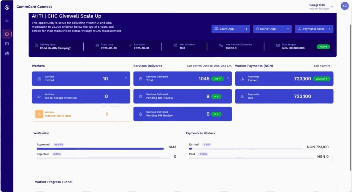 Service verification screen recording